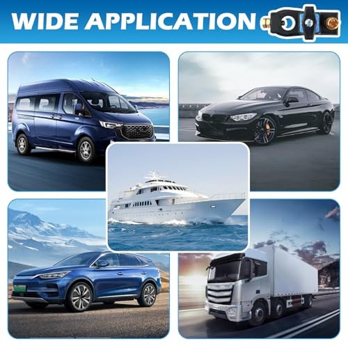 Car Battery Disconnect Switch,12/24V Battery Kill Switch for Quick 