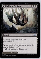 Fell the Profane // Fell Mire - Modern Horizons 3 (MH3) #244 Uncommon