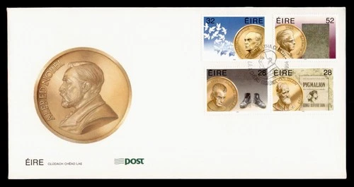 DR WHO 1994 IRELAND FDC NOBEL COMBO M77912
