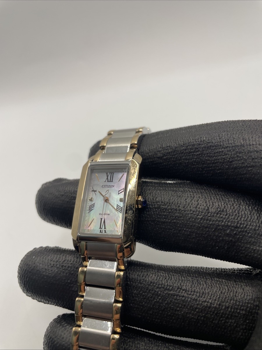 Citizen L Bianca Gold Pearl Face Eco-Drive MOP Dial Ladies Watch