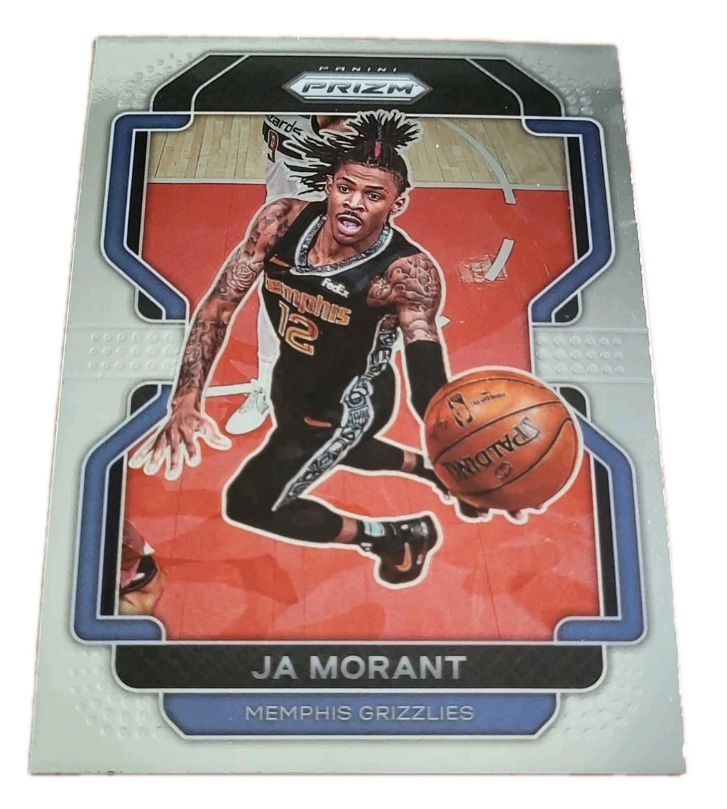2021 Panini Silver Prizm #194 Ja Morant Memphis Grizzlies Basketball Card (L2