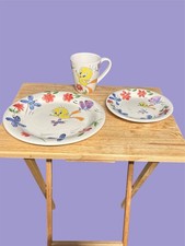 Tweety Bird Dinnerware Set - 3-Piece Fun Whimsical Design
