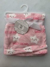   My Baby Super Soft Plush Blanket Sweet Dreams 30" X 30".  