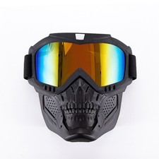 Full Face Outdoor Mask Motorcycle Goggle Detachable Face Mask