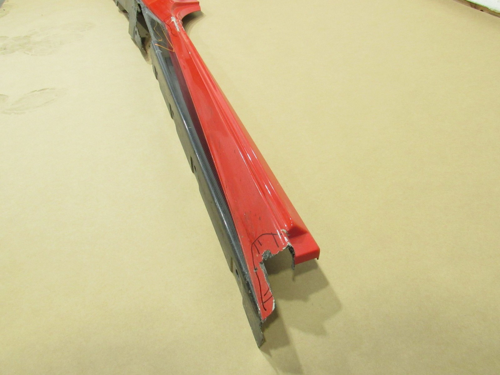 Ferrari 488 Spider 2017 Right Passenger Rocker Panel Molding Carbon 15-19 |@2