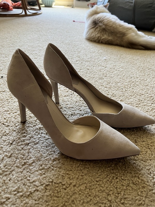 Women's Gray Heel Size 10 Designer Vintage Never Worn