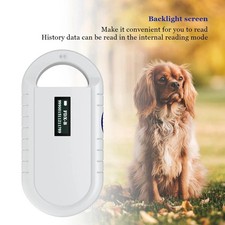Portable Handheld Animal Chip Reader Pet Microchip Scanner Universal RFID UK