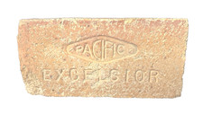 Old Antique & Vintage PACIFIC EXCELSIOR Brick 1920-1930 Collectible Rare Yellow
