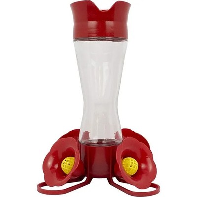 Perky-Pet Hummingbird 8 oz. Glass Nectar Feeder 4 ports Built-in Bee Guards