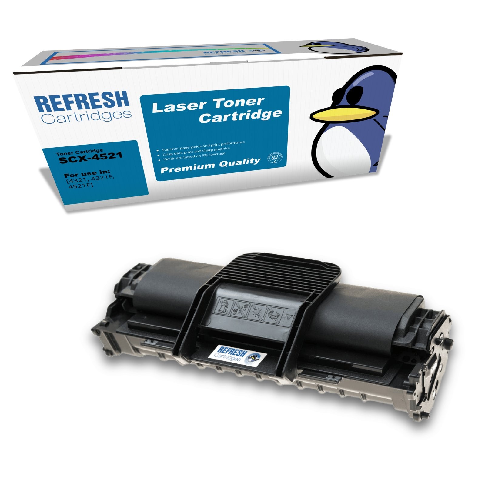 Refresh Cartridges Black SCX-4521 Toner Compatible With Samsung Printers
