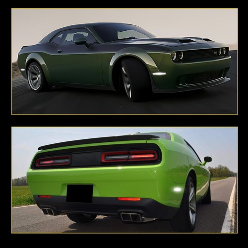 2PCS LED Rear Bumper Side Marker Light Lamp White for 2015-2022 Dodge Challenger - Picture 12 of 21