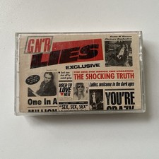 Guns N' Roses Cassette Tape G N' R Lies Geffen Records 1988 MSG 24198