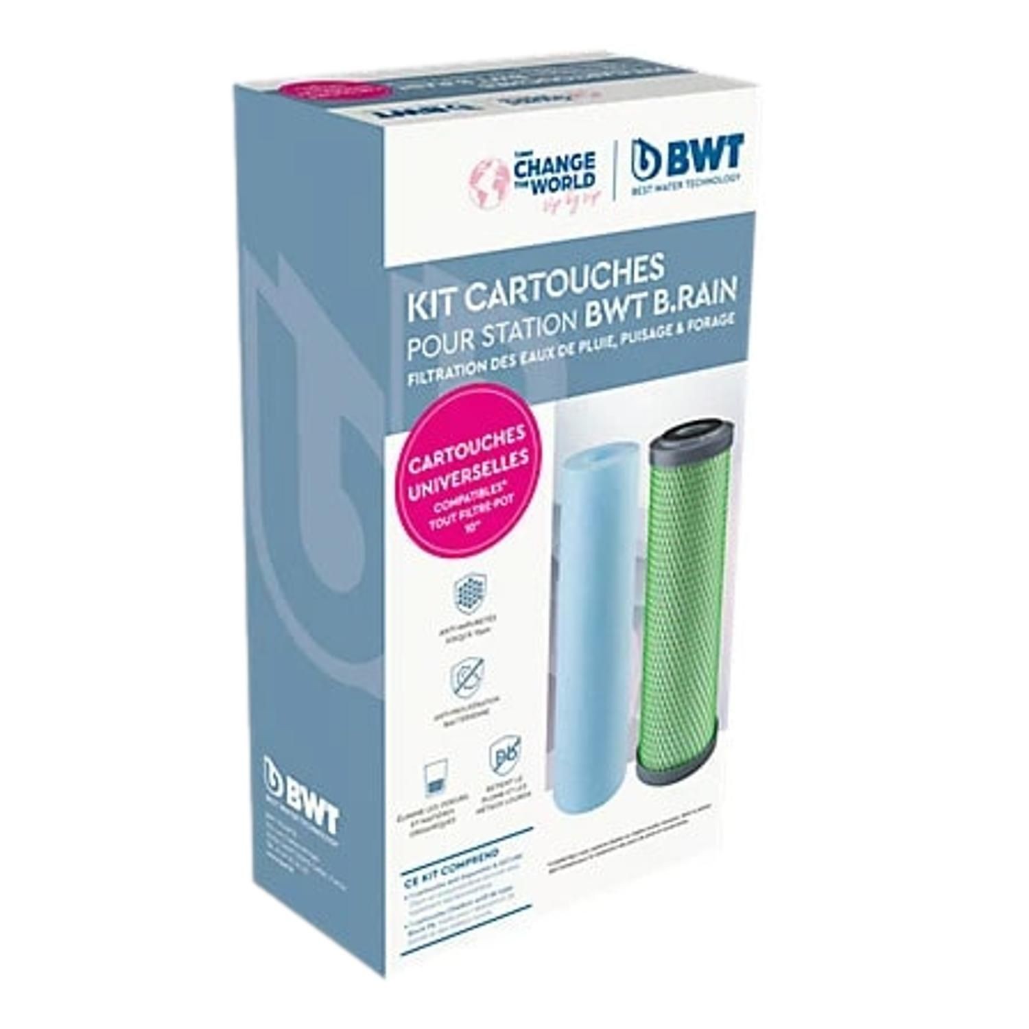 Cartouches de remplacement BWT B.rain à filtration haute performance 90µm