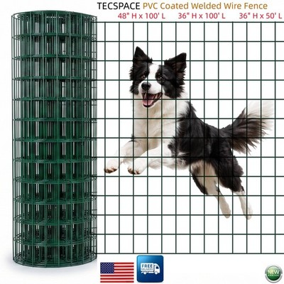 LoJok 3 Sizes PVC Coated Welded Wire Fence for Animal Safety & Garden Protection