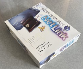 Sega Saturn Netlink Internet Modem [CIB Complete] Box, Disc,  Manuals and Cables