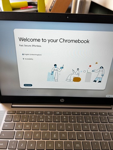 HP Chromebook 14" Laptop (2020) – AMD 3050C, 4GB RAM, 64GB eMMC, ChromeOS + Char - Picture 6 of 12