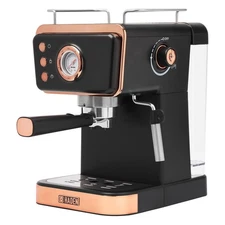Barista Brew Espresso Coffee Machine, Stainless Steel Espresso Maker with Mil...