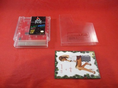 8-Bit XMAS 2019 (Nintendo NES) RetroUSB game WORKS! w/Card!