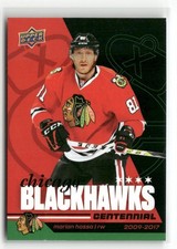2025-26 Upper Deck Chicago Blackhawks Centennial - Marian Hossa #5 Green