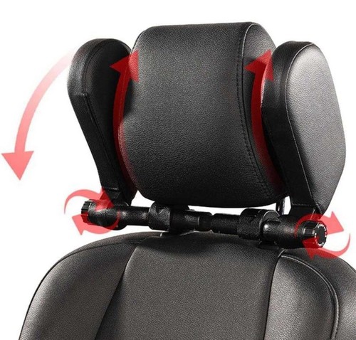reposacabezas asiento coche almohada negro - Imagen 5 de 6
