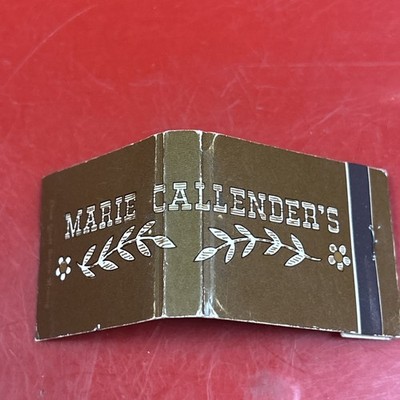 Vintage Matchbook Cover Marie Callenders Pies & Food