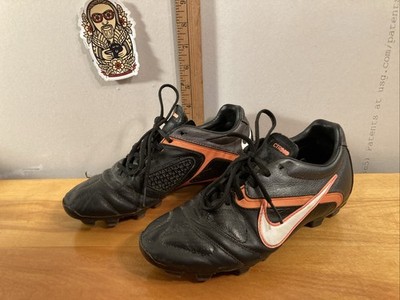 Nike Womens CTR360 Libretto II FG Cleats Soccer Shoes Black Orange White Sz 6.5