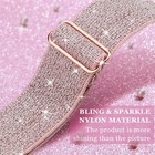 Glitzer Nylon Armband für Apple Watch Ultra 2 49mm 46/45/44/42/41/40/38mm Band