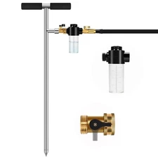 Tree Watering Spike, Deep Root Watering Tool for Trees with Fertilizer Bottle...