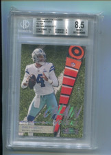 2021 Contenders - DAK PRESCOTT - Chain Movers Silver - COWBOYS #d/99  BGS 8.5