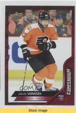 2016-17 Upper Deck Compendium Red Jakub Voracek #488 READ 0b3