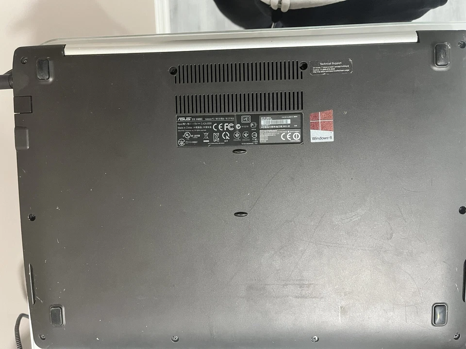 Asus V400C 14" Touchscreen Laptop Ultrabook SSD Windows 10 - Image 3 of 4