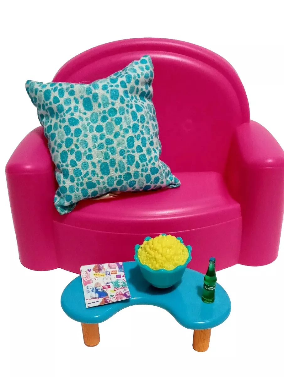 Barbie living sale room furniture set