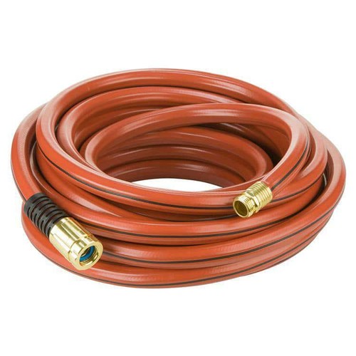 Element Contractor Garden Water Hose 3/4"Dia x 75'L Heavy Duty Coiled Rubber - Picture 4 of 12