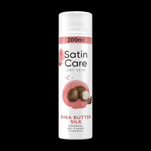 Gillette Satin Care Rasiergel, Shea Butter Silk, 200 ml