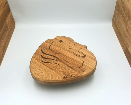 Tabla de cortar pato para servir pan - roble - regalo para amante del pato - Arboreto Reino Unido - Vídeo 1 de 1