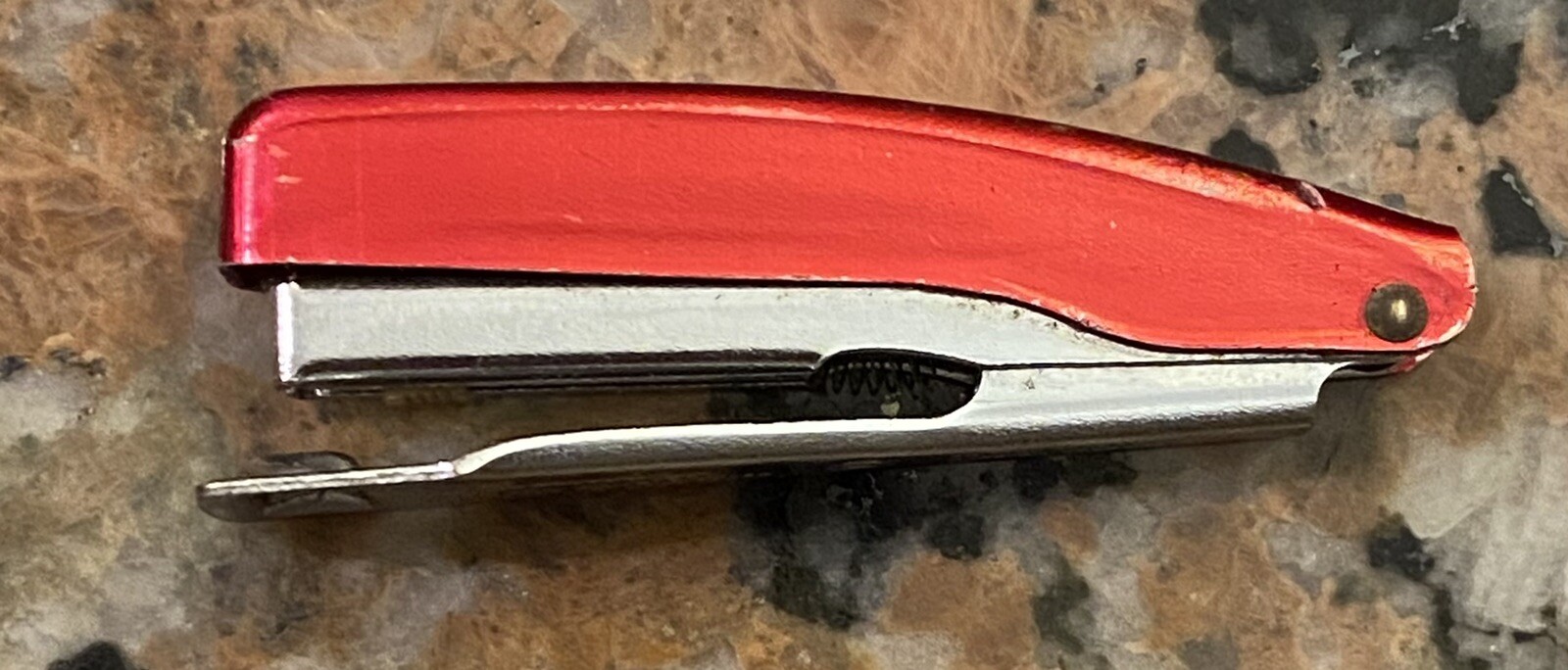 Vintage Red Rexel Bambi Mini Small Stapler  No 25 Staples