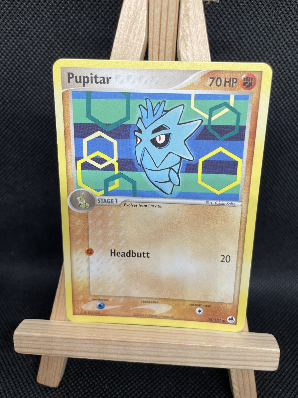 Pokémon TCG Pupitar EX Dragon Frontiers 58/101 Regular
