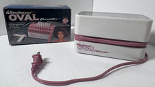 Vintage HOT ROLLERS Pageant 80's Style ANGULAR CURLERS Windmere Oval Hairsetter