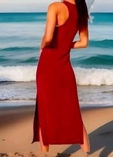 Womens Lululemon All Aligned Midi Dress Sz 4 Brand W Tags Beautiful Dark Red