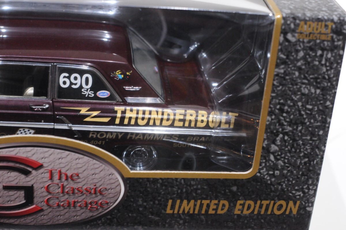 ERTL CLASSIC GARAGE 1964 FORD FAIRLANE THUNDERBOLT DICK ERTL CLASSIC GARAGE 1964 FORD FAIRLANE THUNDERBOLT DICK