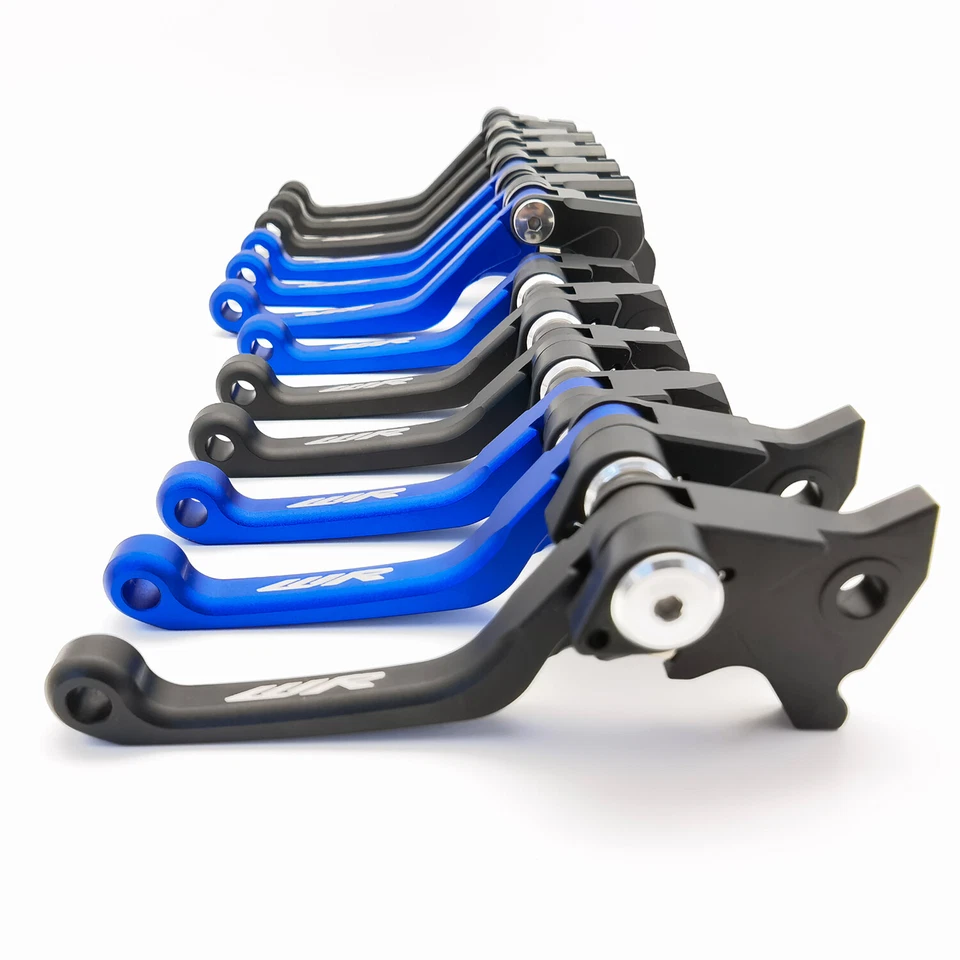 Palanca de freno embrague pivotante CNC para YAMAHA WR250F/WR450F 01-23 WR250R/WR250X 07-20 Foto 3 de 4