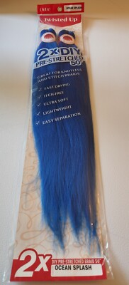 X-Pression Braid Hair Outre 100% Kanekalon Twisted Up DIY Prestretched 50'' #OceS