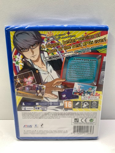 PERSONA 4 GOLDEN - SONY PS VITA - NUOVO SIGILLATO PAL VERSION NEW SEALED - Picture 2 of 9