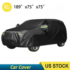 XL Car Cover Waterproof All Weather for car, Full car Cover Rain Sun Protection