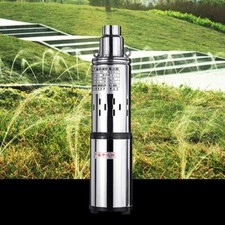 Solar Water Pump Deep Well Pump Farm Ranch Submersible Bore DC 24V 200w 1.2m³/h