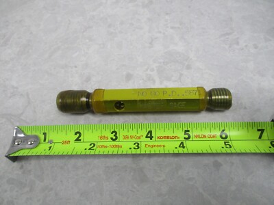 MASTER GAGE M16 X 2.0-6H GO PD .5788 TO NO GO .5871 THREAD PLUG GAGE, V0507