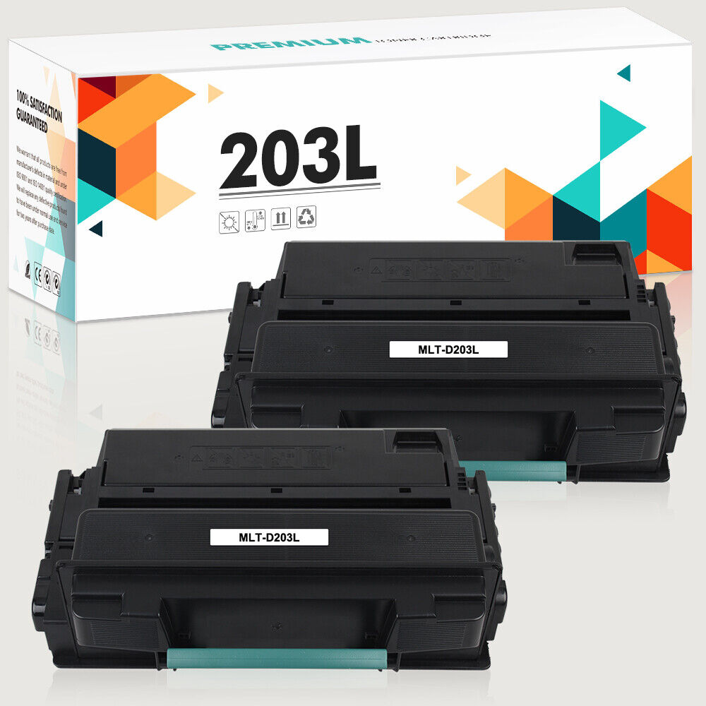 2PK MLT-D203L 203L Toner Compatible for Samsung SL-M3820 M3370FD M3320DW M4070FR