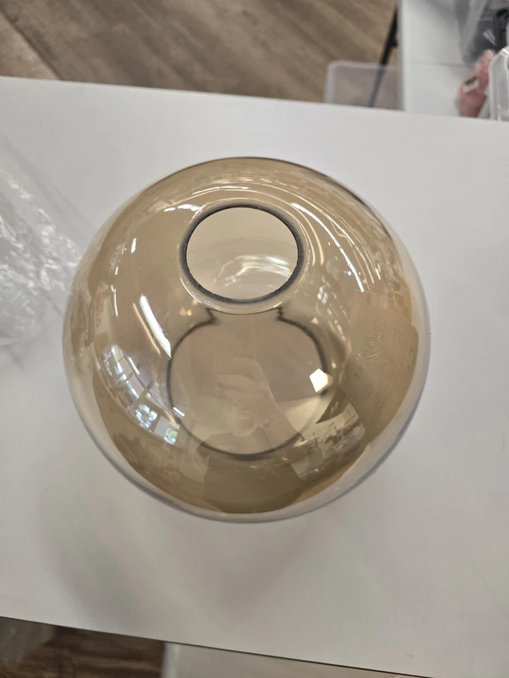 Простой стеклянный шар подвесное освещение, промышленный винтажный E26 лофт бар потолок... - Изображение 3 из 4