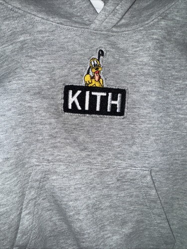 Kith Kids for Mickey & Friends Pluto Classic Logo Hoodie Youth Size 4T PREOWNED - Picture 3 of 5