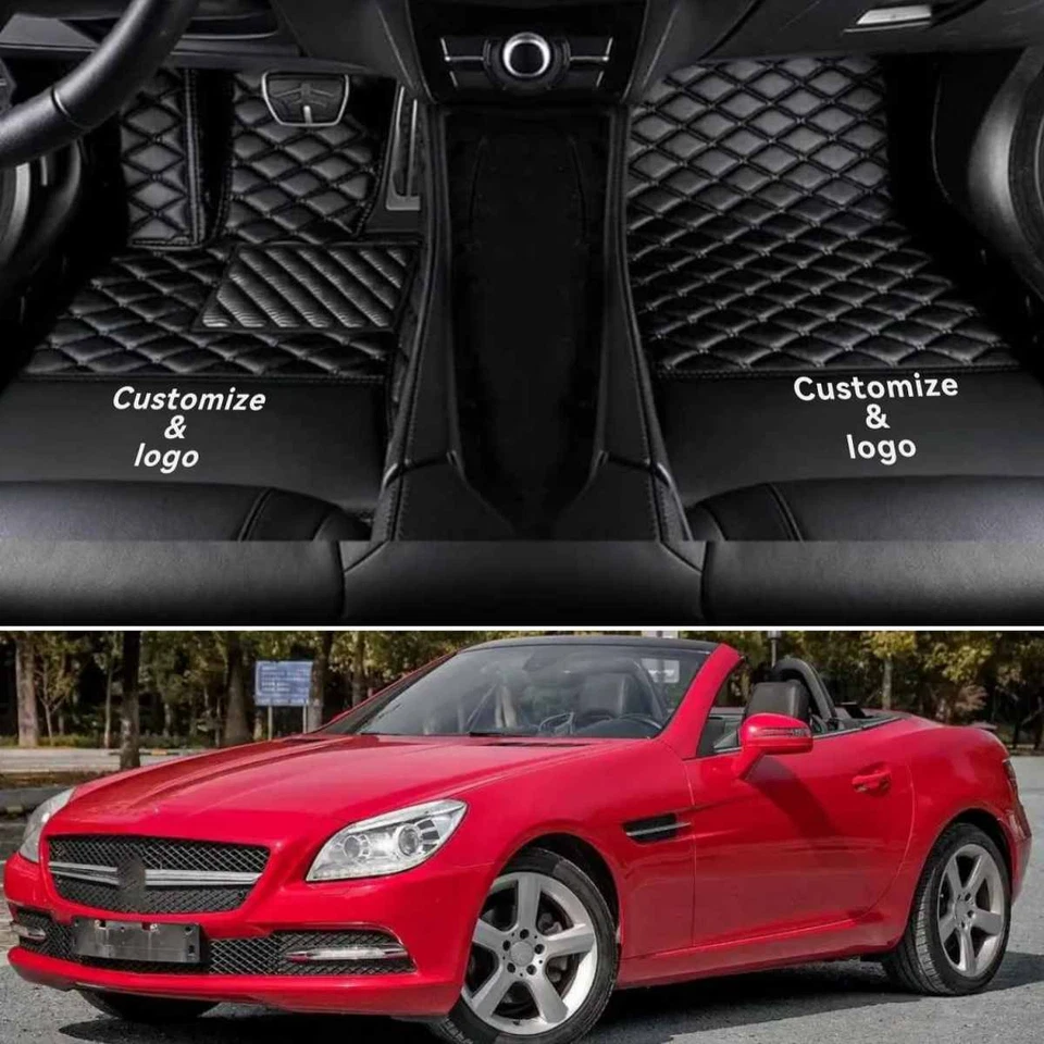 For Mercedes Benz SLK200 SLK230 SLK250 SLK280 SLK300 SLK320 SLK350 Car Floor Mat - Image 4 of 4